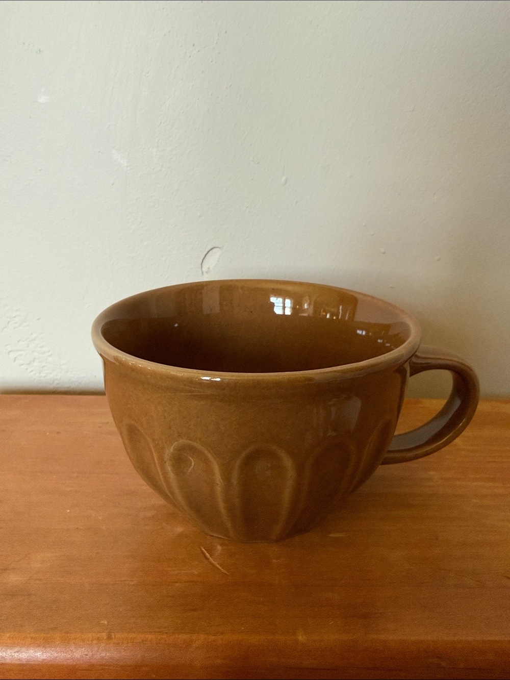 Hearth & Hand Brown Glazed Ceramic Mug with Handle